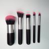 Buy cheap 10pcs Mini Makeup Brush Set Travel Black Wooden Handle For Flawless Look from wholesalers