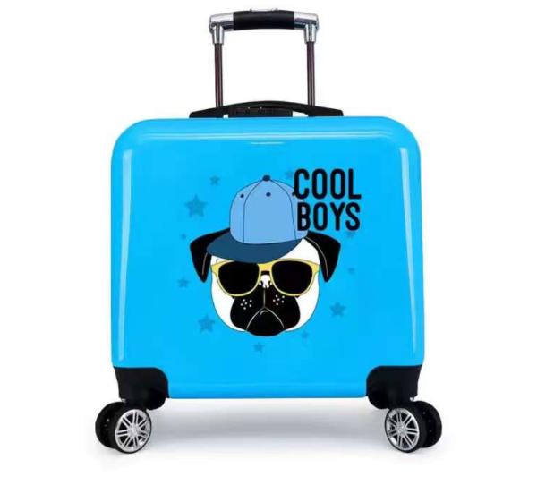 ABS PC Luggage Hard Shell Printed Suitcase Travel Luggage Bags For Kids Or