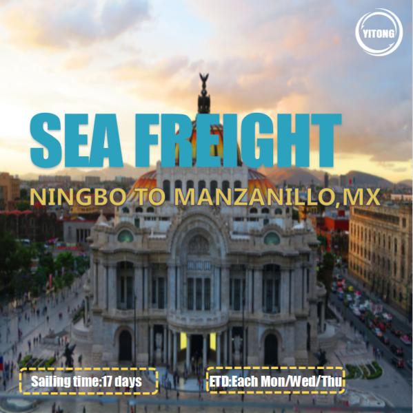 Buy cheap Ningbo To Manzanillo Mexico FOB CIF International Sea Freight 17 Days from wholesalers
