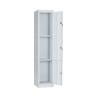 Buy cheap Morden 3 door wardrobe steel sports locker room bedroom furniture from wholesalers