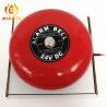 Buy cheap Audio Alarm ≥95dB Firefighter Rescue Equipment 8" 200mm Conventional Red Alarm Bell from wholesalers