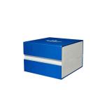 Sapphire Blue Plastic Luxury Watch Packaging Box Jewelry Box For Necklaces And