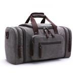 Custom Ladies Microfiber Leather Canvas Tote Bag Women Weekender Duffle Bag