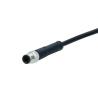 Buy cheap IP67 Waterproof Circular Connector Female Molding M5 M8 M12 Black Cable from wholesalers