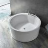 Buy cheap Round Seamless Bonding Acrylic Free Standing Bathtubs Stain Resistant from wholesalers