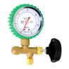 Buy cheap Three Way Brass Single Manifold Pressure Gauge Non Toxic Of Refrigeration Parts from wholesalers