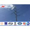 Buy cheap BV 69KV Power Distribution Steel Utility Pole from wholesalers