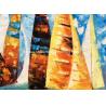 Buy cheap Abstract Sailing Ship Oil Painting by palette knife / Hand Painted Thick Oil Painting from wholesalers
