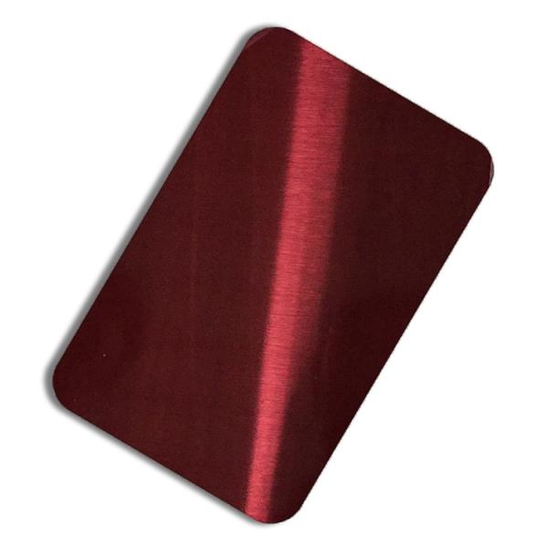 Buy cheap 201 304 Brushed Stainless Steel Sheet Hairline 0.3mm - 3mm Colored Stain Finish from wholesalers