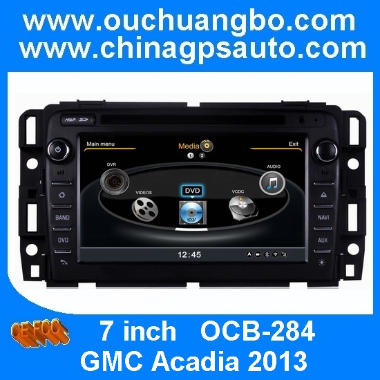 Ouchuangbo S100 Platform for GMC Acadia 2013 Auto Radio DVD Player 3 zone POP 3G Wifi OCB-284