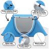 Buy cheap Abco 2-Person Pop Up Tent - Portable Cabana with 2 Doors, Water-Resistant and UV Protection, Carrying Bag - Sky Blue from wholesalers