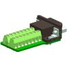 Buy cheap DB15 D Sub 15 Pin Dual Row Connectors to Terminal Blocks Adapter with housing from wholesalers
