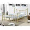 Buy cheap Bedroom 0.6mm Thickness 10.24inches Metal Double Bed from wholesalers