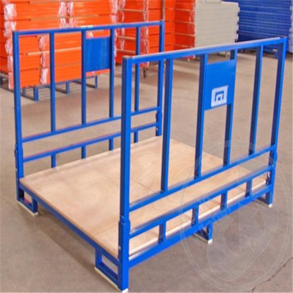 Buy cheap Q235 Stackable Pallet Cage Industries Metal Mesh Storage Containers from wholesalers