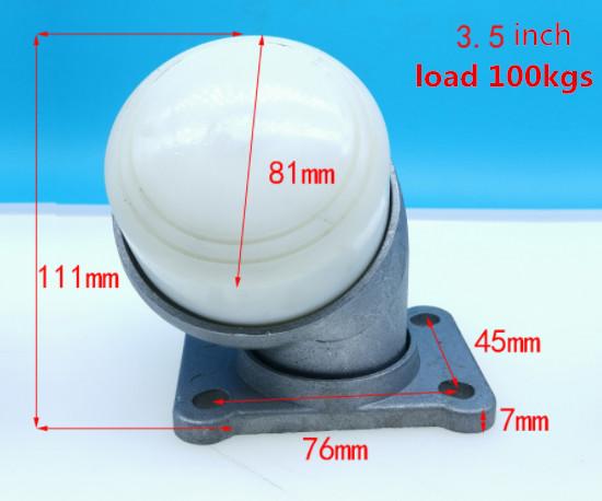 Buy cheap Caster Wheels For Textile Machine Spare Parts Silver Can from wholesalers