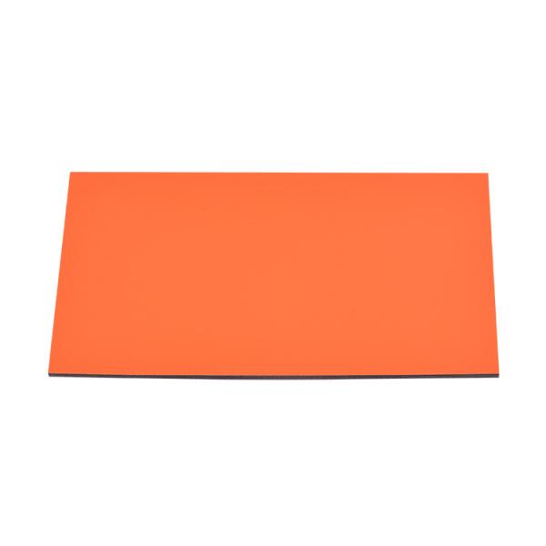 Quality Heatproof Orange PE Aluminum Composite Panel Thermal Resistant for sale