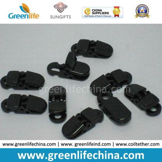 Buy cheap Small Size Black Plastic ID Badge Clip Can Print Logo from wholesalers