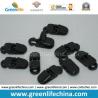 Buy cheap Small Size Black Plastic ID Badge Clip Can Print Logo from wholesalers