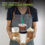 Wholesale printed logo OEM advertising biodegradable custom sleeve paper coffee