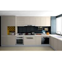 Buy cheap ISO14001 Customized Luxury Laminate Kitchen Cabinet Set Acrylic White Kitchen product