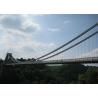 Buy cheap Q345b Modern Suspension Bridge Prefabricated Steel Structural Cross River Cable Bridge from wholesalers