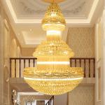 Luxury Big Size empire crystal chandelier for Hotel Project Lighting (WH-NC-01)