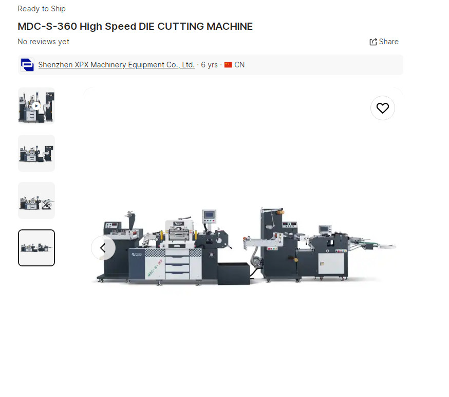 High Value Barcode Label Die Cutter Customized Max Cutting Width