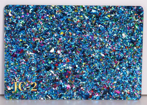 Buy cheap Confetti Chunky Flakes Glitter Cast Acrylic Sheet For Handcraft 4mm Thick from wholesalers