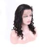 Buy cheap Long Genuine Virgin Hair Lace Wigs , Loose Wave Lace Wigs For Black Women from wholesalers