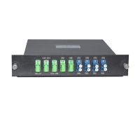 Buy cheap 100GHz 2x4ch Wavelength Division Multiplexer DWDM Demux Plug In Module 5G product