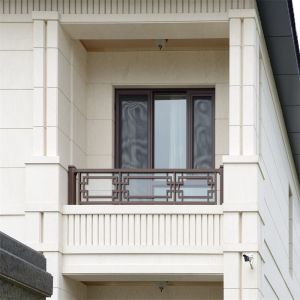 Frameless Glass Powder Coated Railings Guardrail Balcony Deck Outdoor