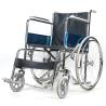 Buy cheap Chormed Steel Frame Standard Folding Steel Wheelchair 24 Inch Rear Wheels from wholesalers
