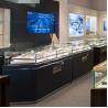 Buy cheap CDR Format Watch Shop Display Counter 2mm MDF Fingerprint Proof With Shop Logo from wholesalers