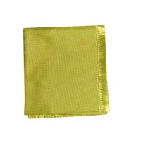 Buy cheap 1500D Kevlar Fire Resistant Fabric , Woven Yellow Para Aramid Cloth product