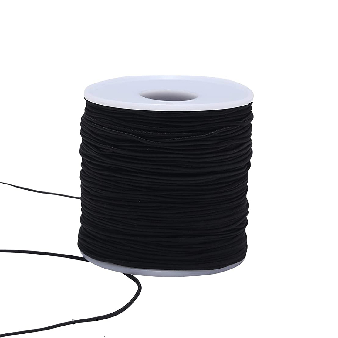 Polyester 1mm Stringing Elastic Cord / 1mm Elastic Cord For Bracelets