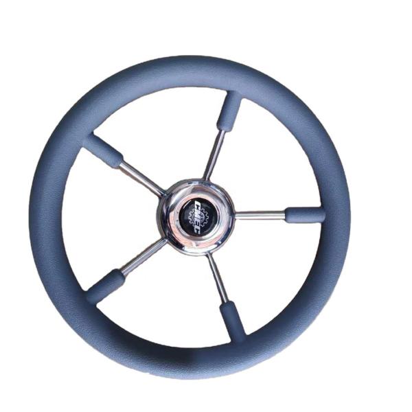 Buy cheap Stainless Steel 316ss Marine Boat Steering Wheels , 13.5 Inches Foam Steering Wheel from wholesalers