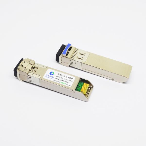 Buy cheap Customized 25G SFP28 LR Transceiver 1310nm 10km DOM LC Single Mode Fiber from wholesalers