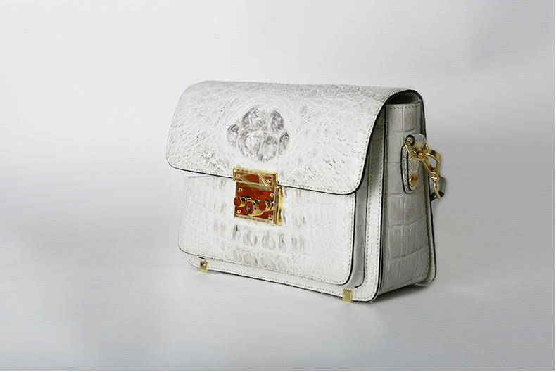 Genuine Crocodile Skin Women Sling Bag Authentic Exotic Alligator Leather Lady Single Shoulder Bag Female Small Purse