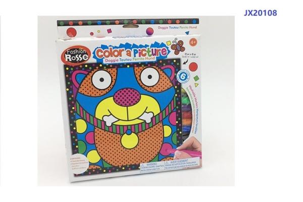 Buy cheap 9 Inch Kitty Cat Kids Drawing Board Toys With 6 Washable Color Markers from wholesalers