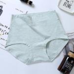 High Cut Women Cotton Panties Plain Dyed Multi Color Seamless