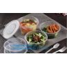 Buy cheap disposable cornstarch convenience takeaway plastic food bowl,BPA free bamboo fiber plastic food bowl with FDA, fast food from wholesalers
