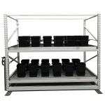 Buy cheap Two Tier 4*8 Feet Cannabis Led Grow Light Rack Indoor Cultivation Hydro Grow from wholesalers