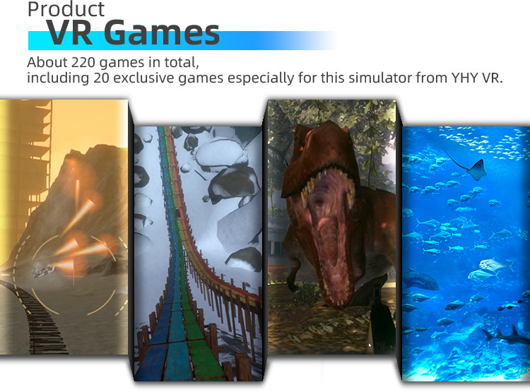 4 Seats 9D Virtual Reality Cinema Theme Park Roller Coaster VR Games