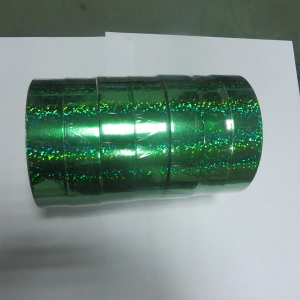 Buy cheap 22mm x 50Y Green Laser Ribbon Roll In Holographic Materials Used Bird Frighten from wholesalers