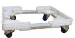480x720 stainless steel 304# trolley Durable Handling Plate Dolly with four