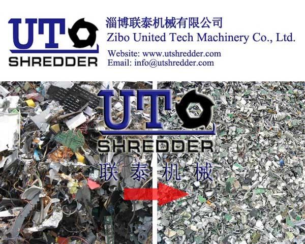 15 kw - 160 kw Electric plastic pipe, plastic film waste recycle Single shaft