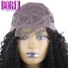 Buy cheap 300-350g Custom Lace Wigs Pre Plucked Kinky Curly Soft Smooth Full Density Transparent Lace from wholesalers
