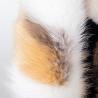 Buy cheap Multicolored Jacquard Artificial Fur Fabric for Sexy Beauty Clothing and Winter Wear from wholesalers