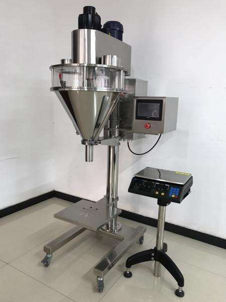 Buy cheap Semi-Auto Powder Filling Machine 10-5000g Auger Filler With Scale flour packing from wholesalers