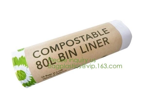 100% Eco-friendly Material Certified PLA Compostable Bag,Corn Starch T Shirt Bag Meet EN13432 BPI Biodegradable And Comp